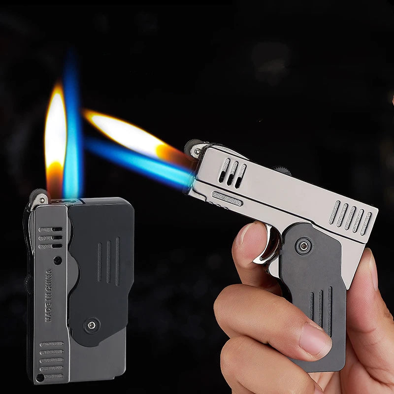 BRIQUET METAL PISTOLET