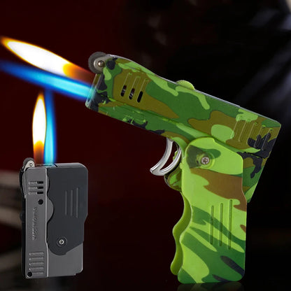 BRIQUET PISTOLET (double flamme)