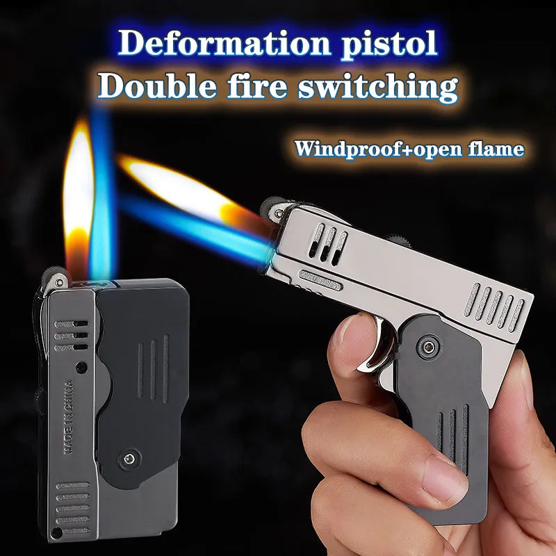 BRIQUET PISTOLET (double flamme)