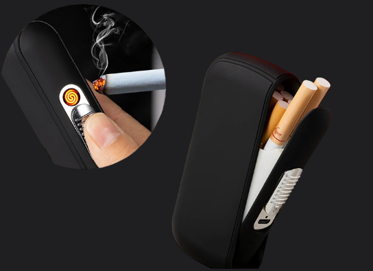 ETUI CIGARETTE (briquet)