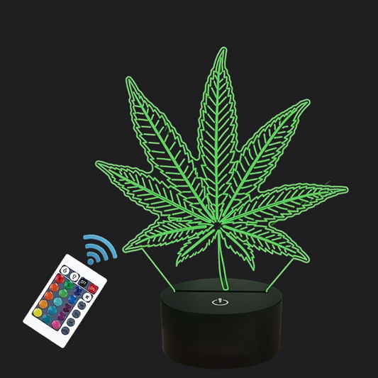 lampe led 3d weed