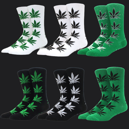 chaussettes haute weed